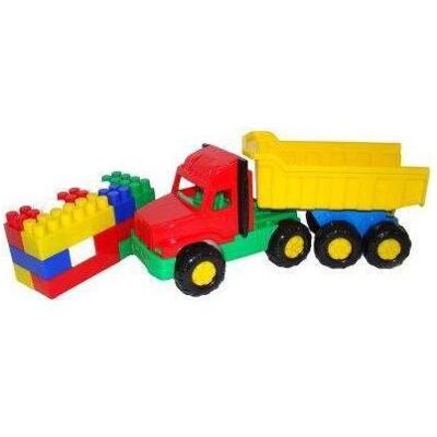 Wader Toy truck 30 cm with blocks 17 pcs. Wader Toy truck 30 cm with blocks 17 pcs.