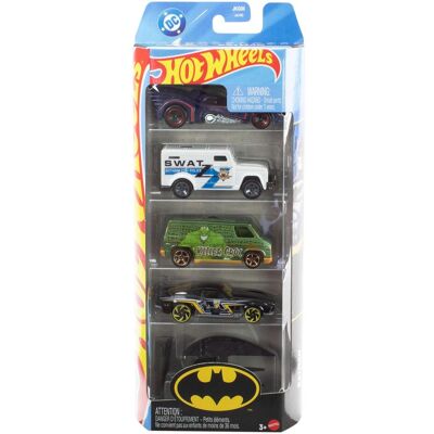 Mattel Hot Wheels Cars, 5-Pack of Die-Cast Toy Cars or Trucks in 1:64 Scale (Styles May Vary) Mattel Hot Wheels Cars, 5-Pack of Die-Cast Toy Cars or Trucks in 1:64 Scale (Styles May Vary)