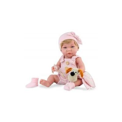 Marina & Pau Spanische Puppe Ane Dou Dou mit Kuscheltier, 45 cm Marina & Pau Spanische Puppe Ane Dou Dou mit Kuscheltier, 45 cm