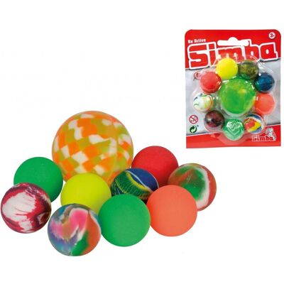 Simba Sprungbälle im Set 10 Stück Simba Sprungbälle im Set 10 Stück