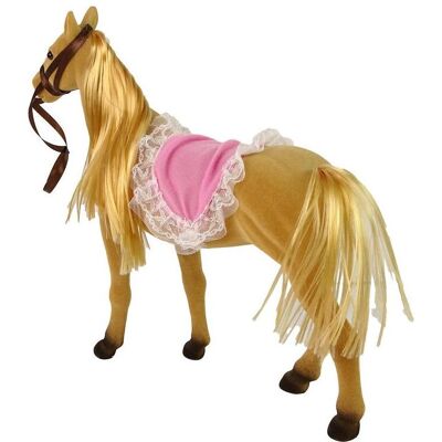 Lean Toys Puppenreiterin mit braunen Ponyfiguren. Lean Toys Puppenreiterin mit braunen Ponyfiguren.