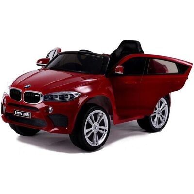 Lean Toys Electric car for children BMW X6, red lacquered Lean Toys Electric car for children BMW X6, red lacquered