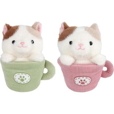 Take Me Home „Nimm mich mit nach Hause“-Katze im Becher, Plüschtier – 18 cm (8 cm) Take Me Home „Nimm mich mit nach Hause“-Katze im Becher, Plüschtier – 18 cm (8 cm)
