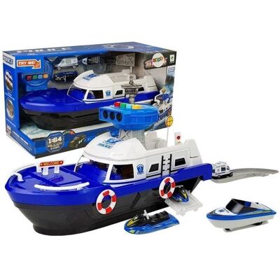 Lean Toys Polizeiboot und Zubehör, Licht- und Soundeffekte Lean Toys Polizeiboot und Zubehör, Licht- und Soundeffekte