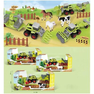 Trifox Landwirtschaftlicher Bausatz mit einem Metallfahrzeug Trifox Landwirtschaftlicher Bausatz mit einem Metallfahrzeug