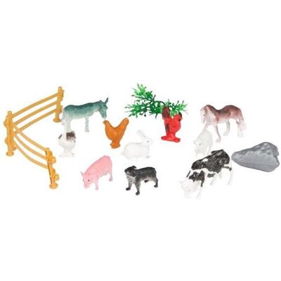 Toi-Toys Animal World Bauernhof-Spielset - 14 Teile. Toi-Toys Animal World Bauernhof-Spielset - 14 Teile.