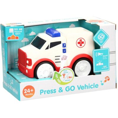 Max King Press & Go Auto - Krankenwagen Max King Press & Go Auto - Krankenwagen