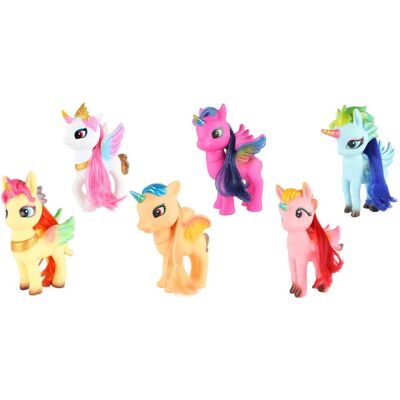Toi-toys Traum-Pferd Einhorn mit Langen Haaren - Spielzeugpferd Toi-toys Traum-Pferd Einhorn mit Langen Haaren - Spielzeugpferd