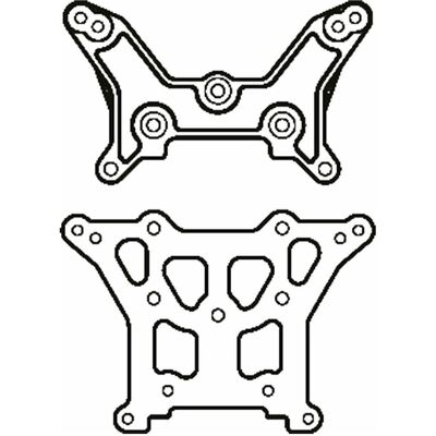 Jamara Stossdämpferhalter BL8 vorne + hinten Jamara Stossdämpferhalter BL8 vorne + hinten