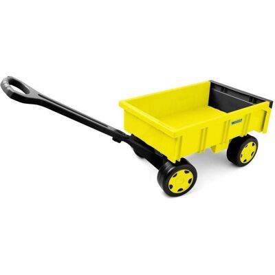 Wader Riesenwagen/Anhänger gelb Wader Riesenwagen/Anhänger gelb