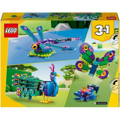 LEGO Exotic Peacock - 31157 - 3 Tiere bauen ab 7 LEGO Exotic Peacock - 31157 - 3 Tiere bauen ab 7