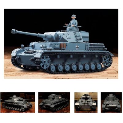 Es-toys Heng Long, RC Panzer Kampfwagen IV, F-2 (RTR Ready-to-Run) Es-toys Heng Long, RC Panzer Kampfwagen IV, F-2 (RTR Ready-to-Run)