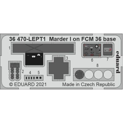 Eduard Marder I on FCM 36 base 1/35 for ICM Eduard Marder I on FCM 36 base 1/35 for ICM