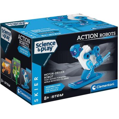 Clementoni Science & Games Action Robots – Skifahrer Clementoni Science & Games Action Robots – Skifahrer