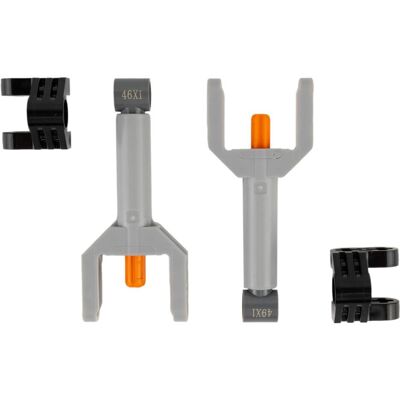 Lego Technic 2 x Linearantrieb Stellzylinder mit Halterung NEU! Teile 4 Stueck Lego Technic 2 x Linearantrieb Stellzylinder mit Halterung NEU! Teile 4 Stueck