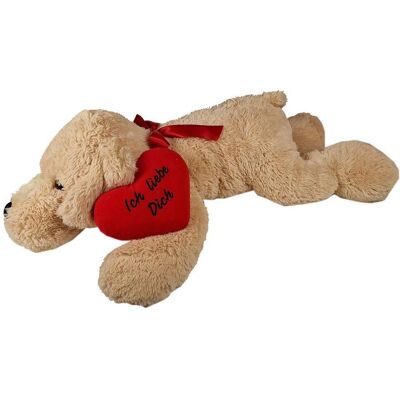 Magni Hund mit Herz 80cm (80 cm) Magni Hund mit Herz 80cm (80 cm)