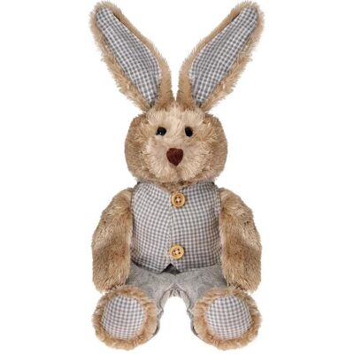 Beppe Kaninchen Mellen im blauen Anzug 25cm (25 cm) Beppe Kaninchen Mellen im blauen Anzug 25cm (25 cm)