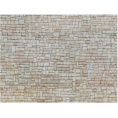 Noch H0 3D-Kartonplatte Kalksteinmauer beige Noch H0 3D-Kartonplatte Kalksteinmauer beige