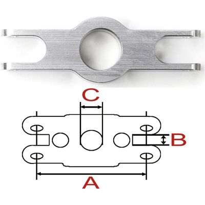 Aeronaut Luftschrauben Alu-Mittelstück 52 mm mit 12 mm Innenbohrung Aeronaut Luftschrauben Alu-Mittelstück 52 mm mit 12 mm Innenbohrung