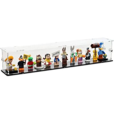 iDisplayit Acryl-Display für 12 LEGO-Minifigur (mit schwarzem Boden und Noppen) iDisplayit Acryl-Display für 12 LEGO-Minifigur (mit schwarzem Boden und Noppen)