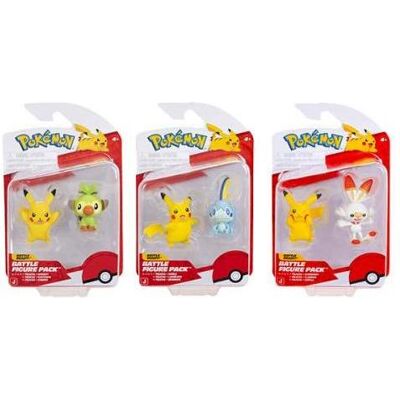 Jazwares Pokemon (6pz) Battle Figures Pack Special Edition S4 Jazwares Pokemon (6pz) Battle Figures Pack Special Edition S4