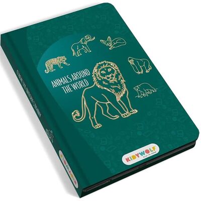 KIDYWOLF Kidydraw Mini-Zeichentablet - Welttiere KIDYWOLF Kidydraw Mini-Zeichentablet - Welttiere