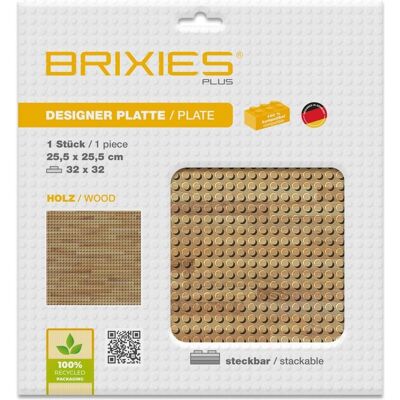 Brixies Bauplatte 32x32 Holz Brixies Bauplatte 32x32 Holz