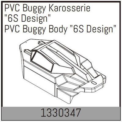 Absima PVC Buggy Karosserie 6S Design Absima PVC Buggy Karosserie 6S Design