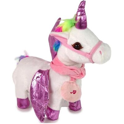 Lean Toys Maskottchen Pferd Interaktives Einhorn Weiss Rosa Flügel (13 cm) Lean Toys Maskottchen Pferd Interaktives Einhorn Weiss Rosa Flügel (13 cm)