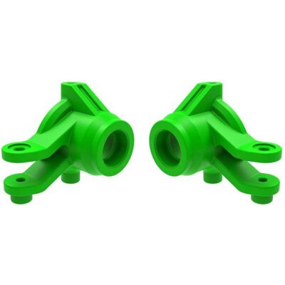 Traxxas Steering blocks, left & right (green) Traxxas Steering blocks, left & right (green)