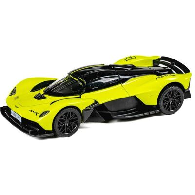 Toymax Aston Martin Valkyrie 1:43 die-cast, light green Toymax Aston Martin Valkyrie 1:43 die-cast, light green