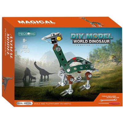 Lobbes Metallbaukasten Longneck, 80-tlg. Lobbes Metallbaukasten Longneck, 80-tlg.