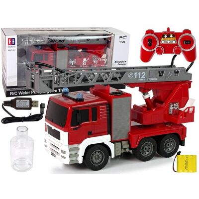 Lean Toys Ferngesteuerte Wasserleiter der Feuerwehr Lean Toys Ferngesteuerte Wasserleiter der Feuerwehr