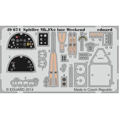 Eduard Spifire MK.IXc late WEEKEND for Eduard Spifire MK.IXc late WEEKEND for