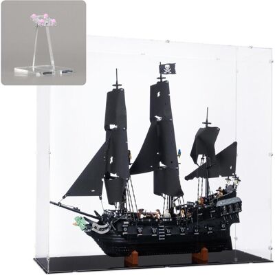 iDisplayit Acryl-Display für LEGO 10365 Captain Jack Sparrows Piratenschiff (Mit schwarzem Boden) iDisplayit Acryl-Display für LEGO 10365 Captain Jack Sparrows Piratenschiff (Mit schwarzem Boden)