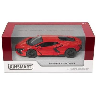 Kinsmart KINS Die-cast Modell Lamborghini Revuelto, 1:38, ast 4 Kinsmart KINS Die-cast Modell Lamborghini Revuelto, 1:38, ast 4