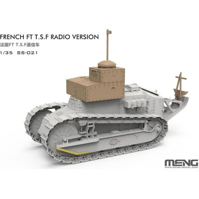 Meng-Model French FT T.S.F Radio Version (incl. resin parts) Meng-Model French FT T.S.F Radio Version (incl. resin parts)