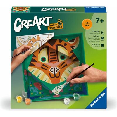 Ravensburger CreArt Do it together - Tiger Ravensburger CreArt Do it together - Tiger