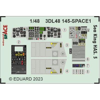 Eduard Sea King HAS.5 SPACE 1/48 AIRFIX Eduard Sea King HAS.5 SPACE 1/48 AIRFIX