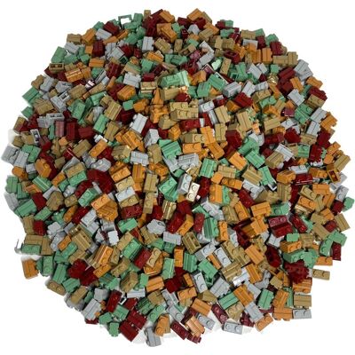 LEGO - 1x2 Brick - Gemischte Farben - Building Brick LEGO - 1x2 Brick - Gemischte Farben - Building Brick