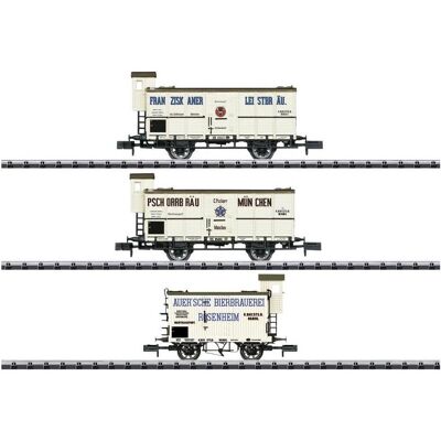 MiniTrix T18726 - Güterwagen-Set Biertransport - Modellbahnwagen MiniTrix T18726 - Güterwagen-Set Biertransport - Modellbahnwagen