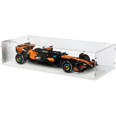 iDisplayit Acryl-Display für LEGO 42228 McLaren MCL39 F1 Rennwagen (Mit weissem Boden) iDisplayit Acryl-Display für LEGO 42228 McLaren MCL39 F1 Rennwagen (Mit weissem Boden)