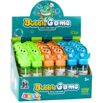Lean Toys CARUNO Seifenblasen Dinosaurier 30 ml MIX Farben Lean Toys CARUNO Seifenblasen Dinosaurier 30 ml MIX Farben