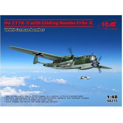 ICM Do 217K-2 with Fritz-X, WWII German bomber ICM Do 217K-2 with Fritz-X, WWII German bomber