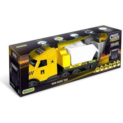 Wader Magic Truck Technic Abschleppwagen mit Containern Wader Magic Truck Technic Abschleppwagen mit Containern
