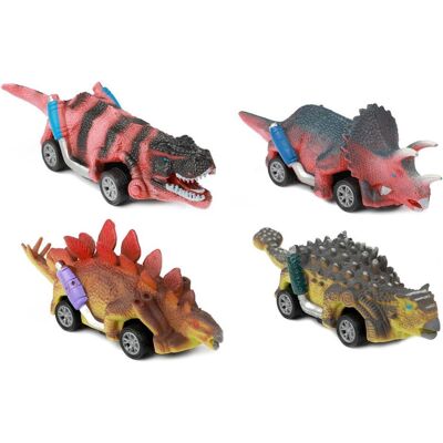 Toi-Toys Dinosaurier Spielzeugautos 4er-Pack - Spielzeugautos Toi-Toys Dinosaurier Spielzeugautos 4er-Pack - Spielzeugautos