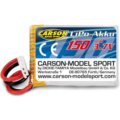 Carson 3,7V/150mAh LiPo Akku Easy Skydreamer (150 mAh, 3.70 V) Carson 3,7V/150mAh LiPo Akku Easy Skydreamer (150 mAh, 3.70 V)