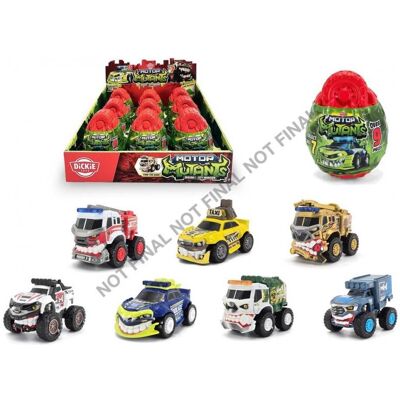 Dickie Motor Mutants - Display m/9 Eier Dickie Motor Mutants - Display m/9 Eier