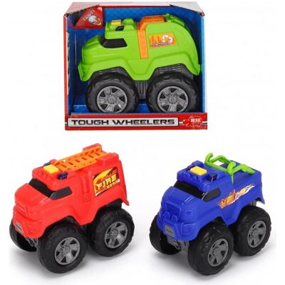 Dickie 203301000 - Tough Wheelers, Monster Truck inklusive Batterien, 12,5 cm Dickie 203301000 - Tough Wheelers, Monster Truck inklusive Batterien, 12,5 cm