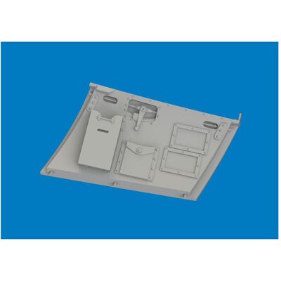 Eduard Hurricane Mk.II cockpit door PRINT for Revell Eduard Hurricane Mk.II cockpit door PRINT for Revell